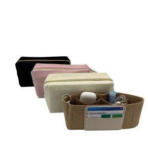 Nieuwjaars actie BagBestie - Bagorganizer met zwart en roze tasje